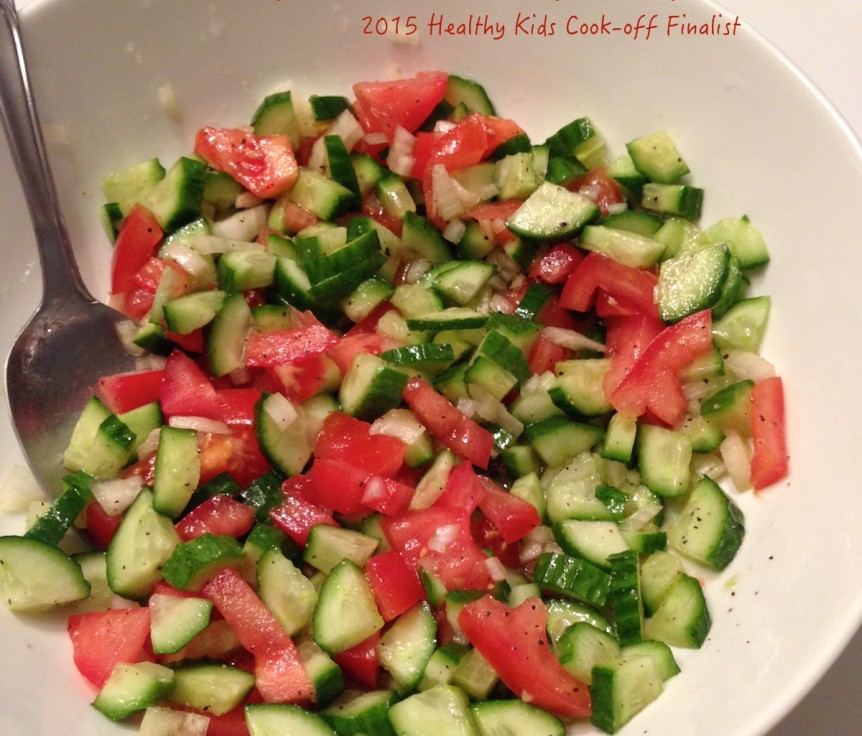 Israeli Salad - Every Kid Can Cook